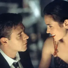 Russell Crowe i Jennifer Connelly w scenie z filmu "Piękny umysł".