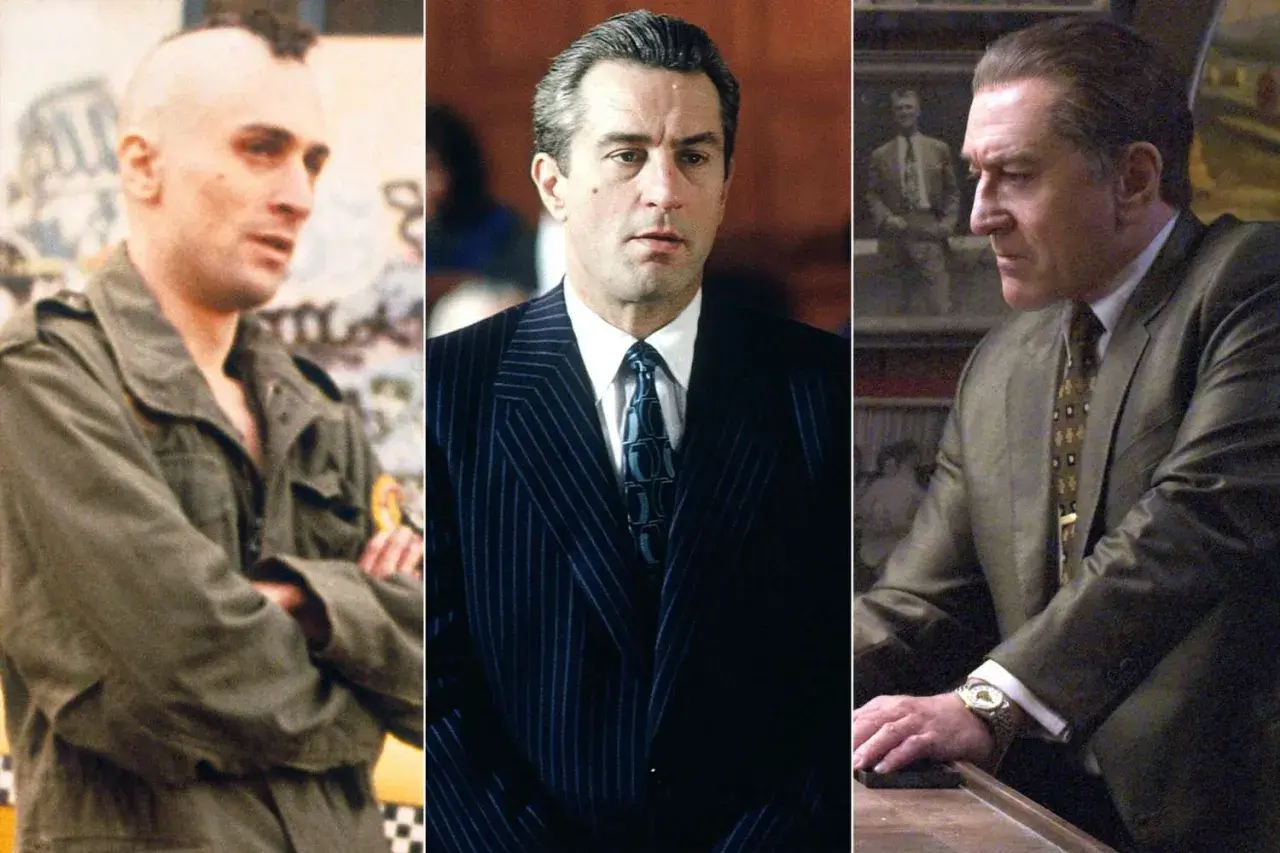 Robert De Niro w kultowych rolach z filmów: Travis Bickle z